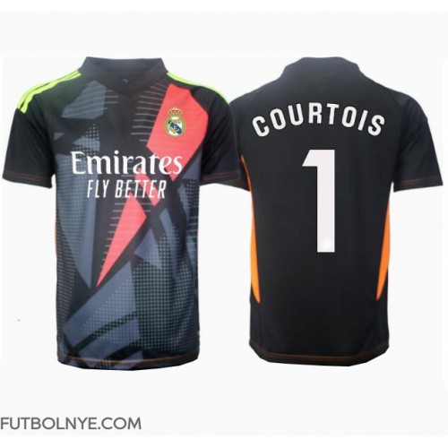 Camiseta Real Madrid Thibaut Courtois #1 Portero Visitante Equipación 2024-25 manga corta